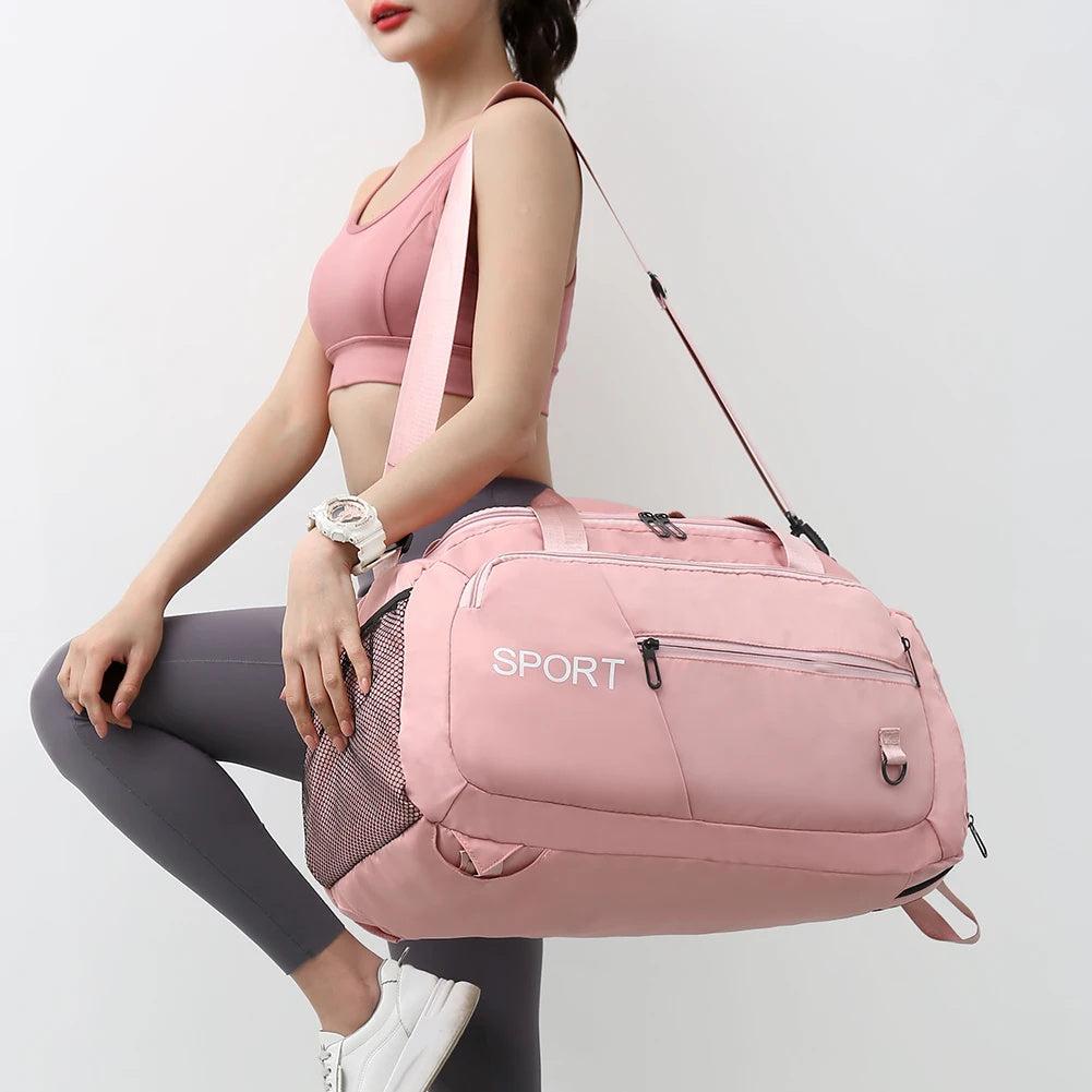 Handbag and Shoulder Bag Waterproof Sports, Travel Backpack With Shoes Compartment